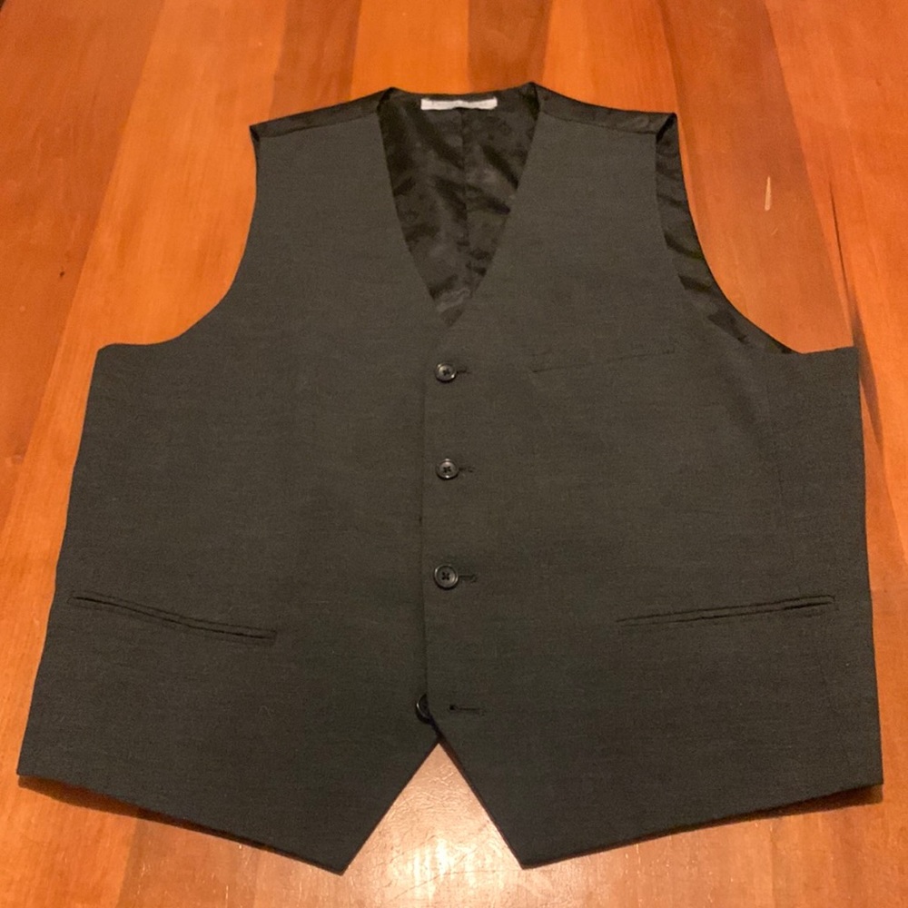 Black Suit Vest